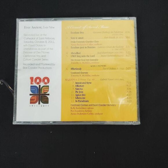 Ever Ancient, Ever New, A Concert of Sacred Music [CD] New - Picture 2 of 2